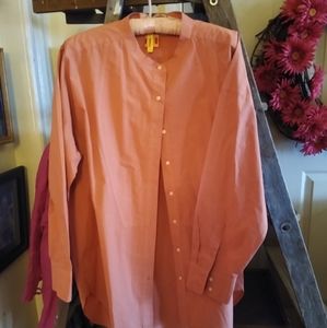 ALEX MILL collarless shirt XL